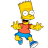 Bart Simpson 03 Scare Icon 48x48 png
